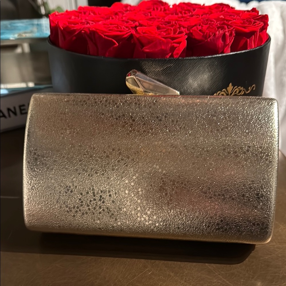 Gold Shimmering Clutch for Special Occasions